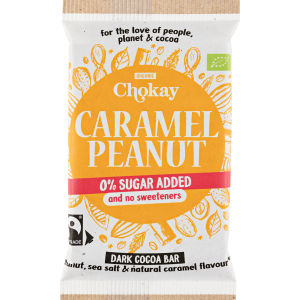 Karamell- och jordnötsbar