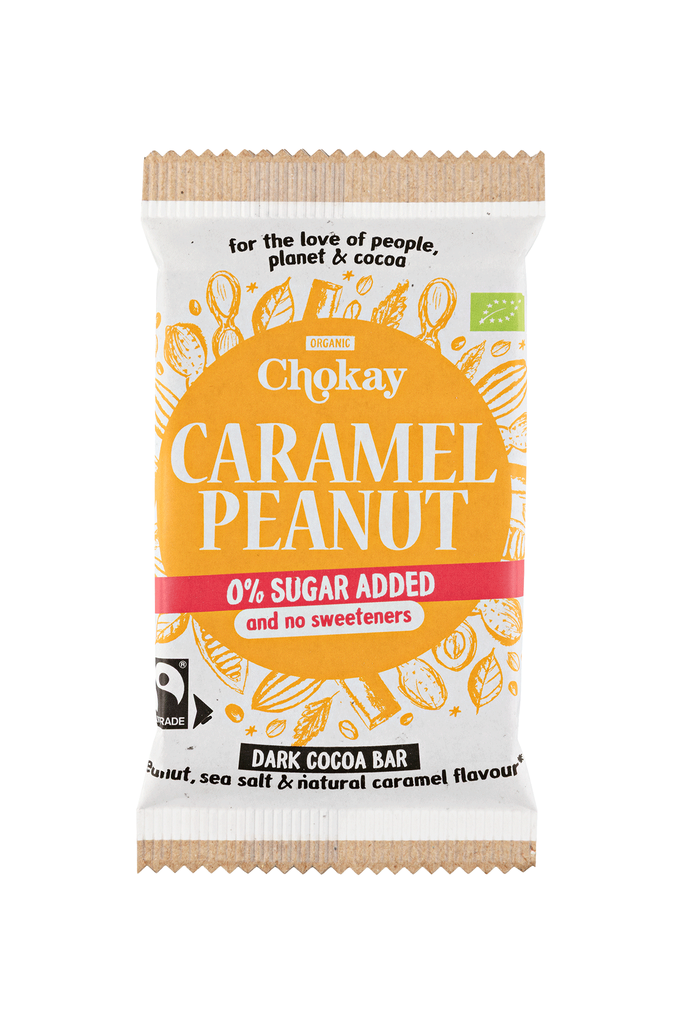 Karamell- og peanøttbar